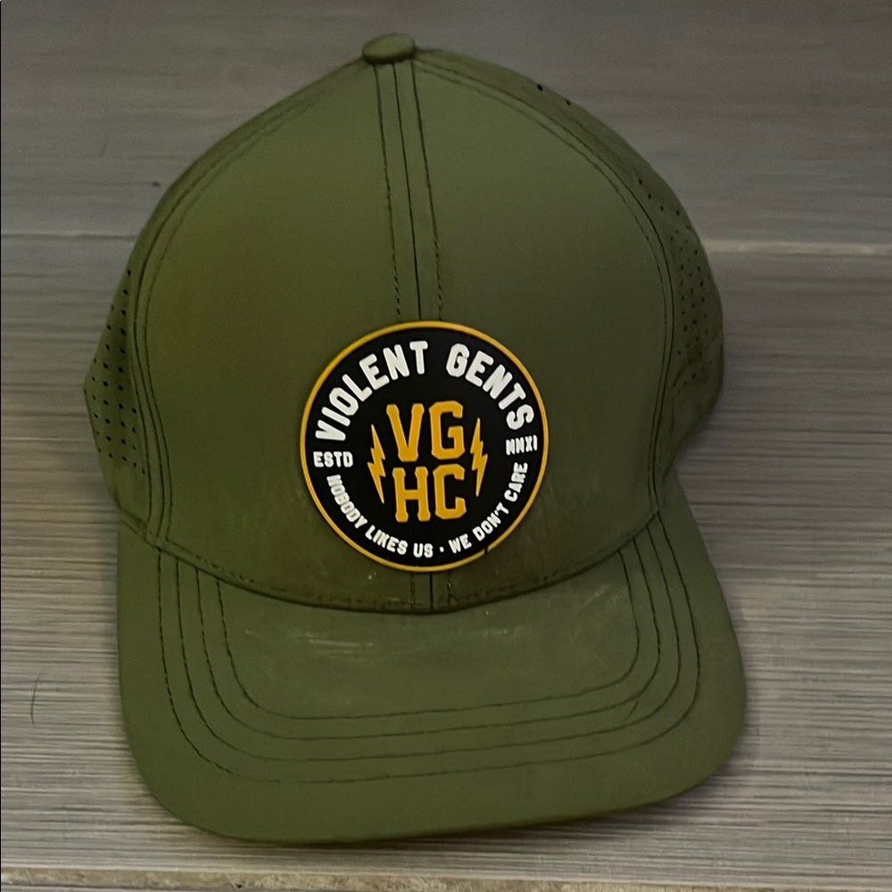 Violent Gents Olive Green Cap used